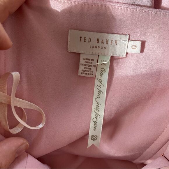 Ted Baker Tie The Knot Drape Midi Dress - Picture 6 of 7